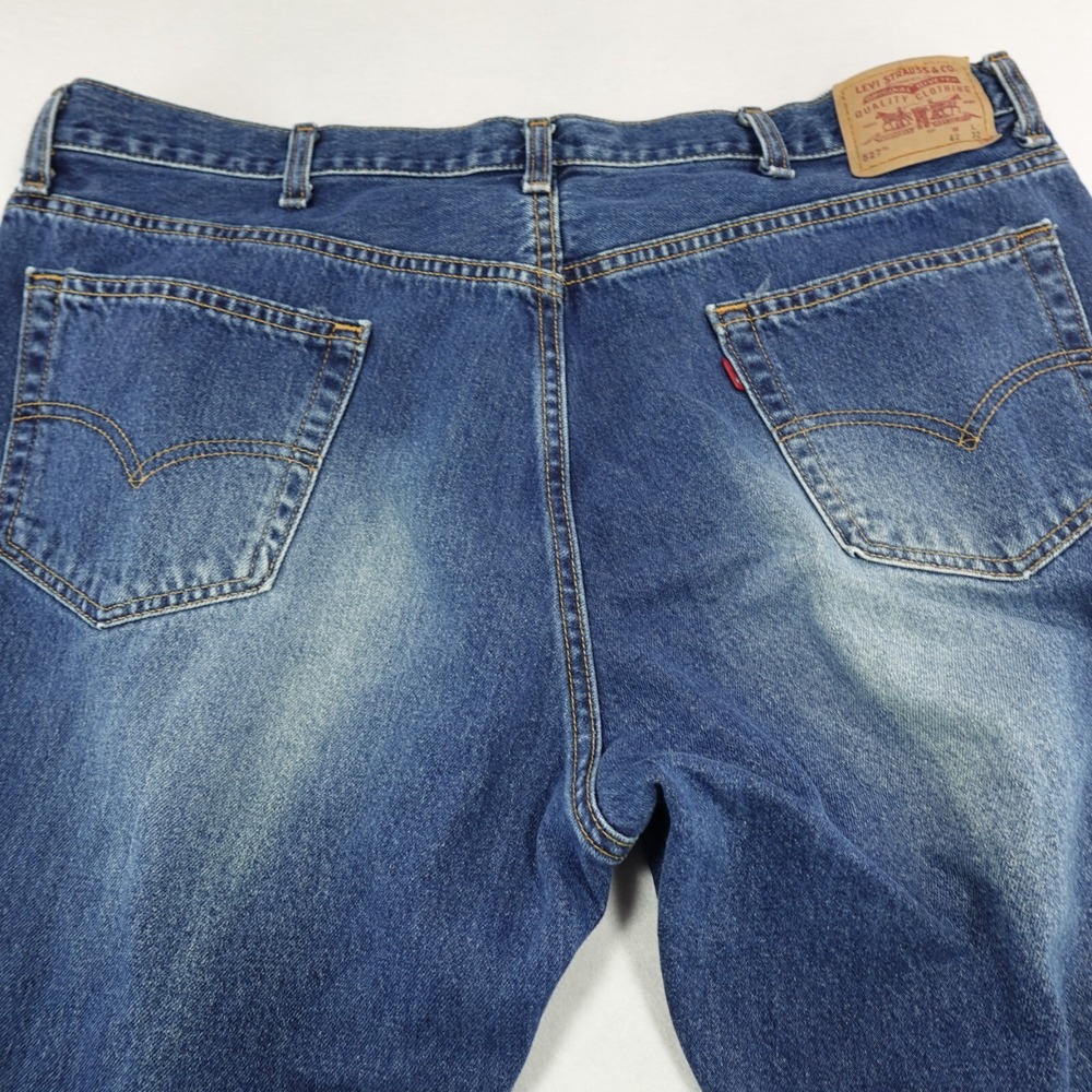 Vintage Y2K Levi's 527 42x32 Act 40x32 Jeans Baggy Wide Leg Skater Grunge Denim‎ - Picture 14 of 16